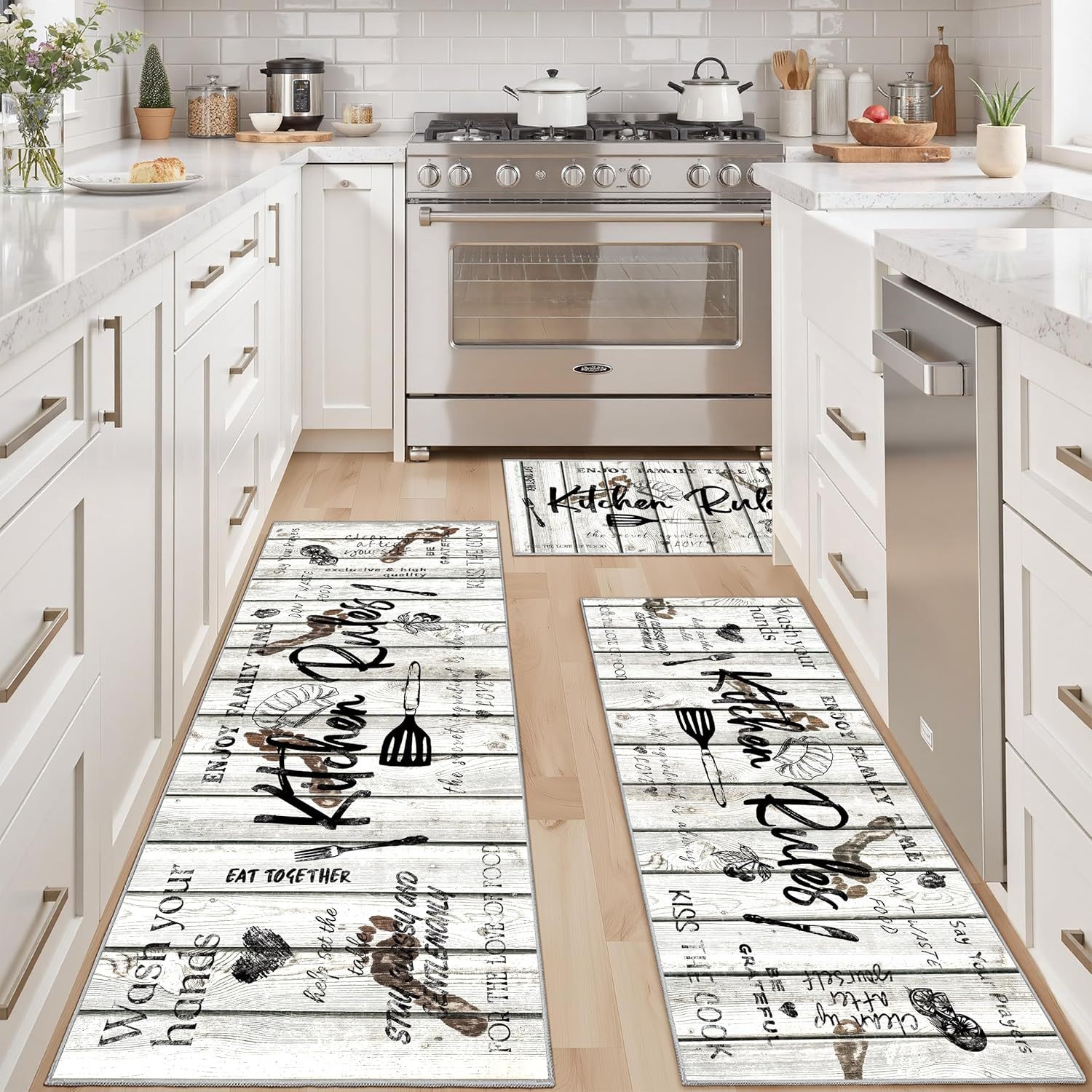 Cozy Crystal Fleece Floor Mat for Warm, Slip-Free Feet