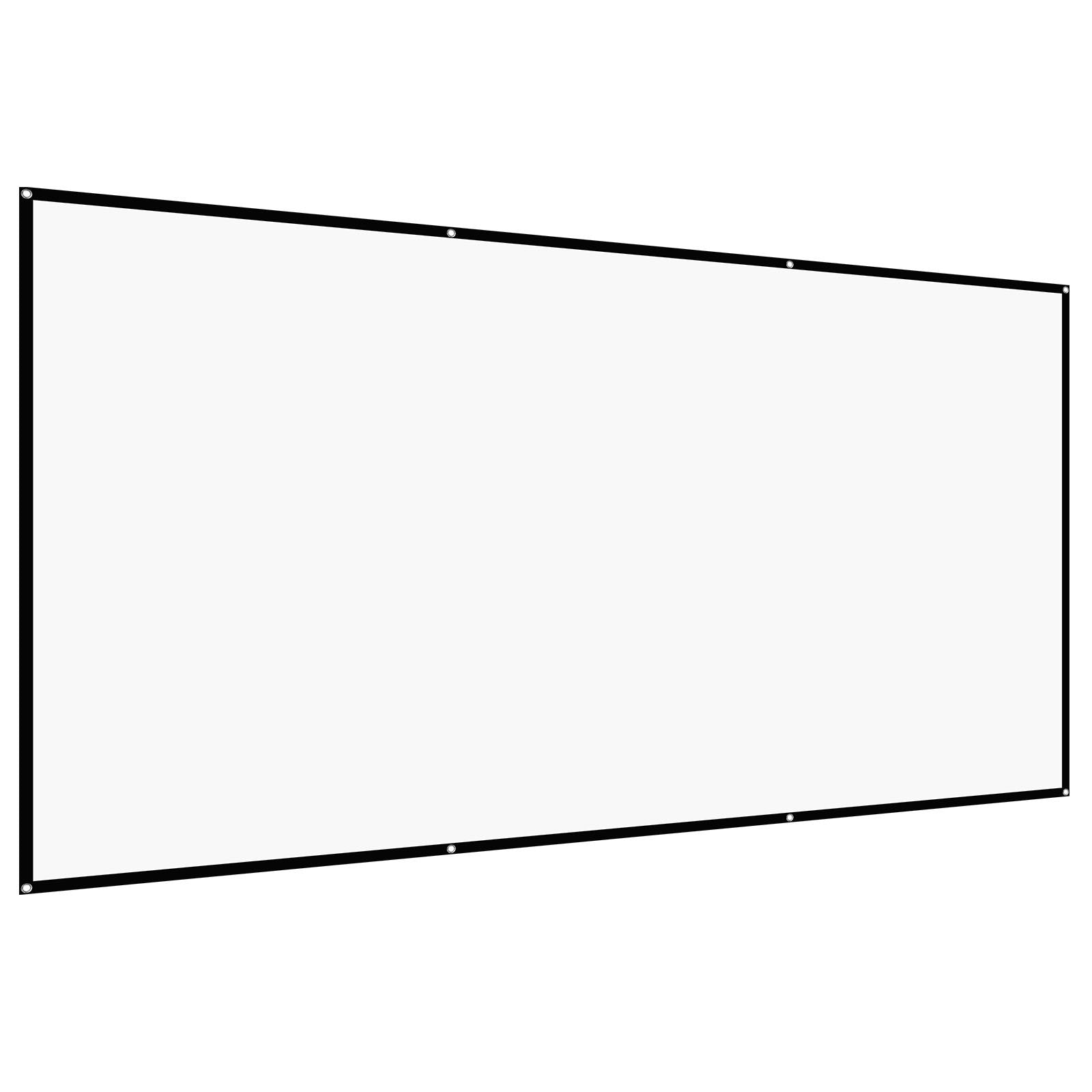 Effortless 120-inch Projection Screen for Cinematic Home Viewing